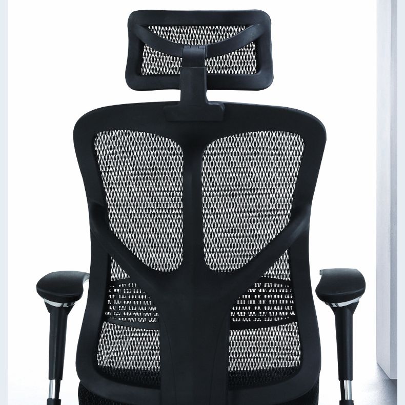 Modern Desk Chair Mesh Computer Chair High-Back Chair in Balck