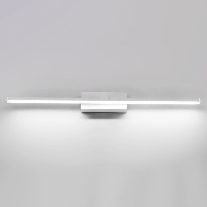 Modern Simplicity Linear Wall Sconce Lights Metallic Wall Sconce Lighting for Bathroom