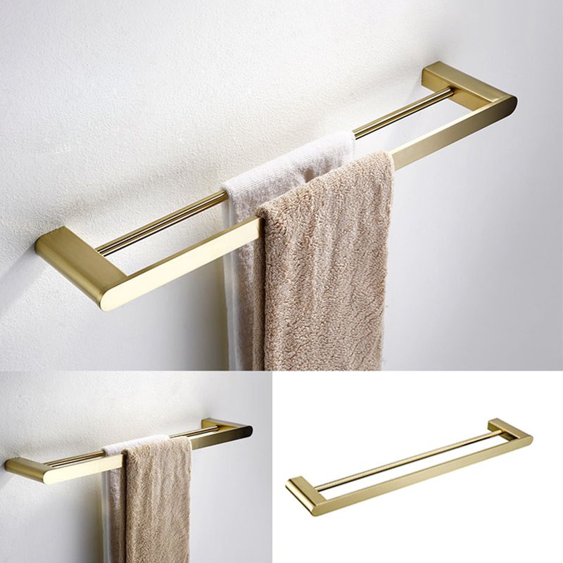 Brushed Brass Metal Bathroom Accessory As Individual Or As a Set