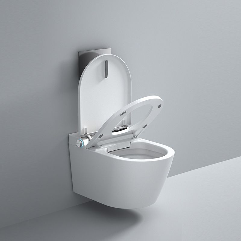 Foot Sensor Wall Hung Toilet Set Shatterproof Wall Mounted Bidet