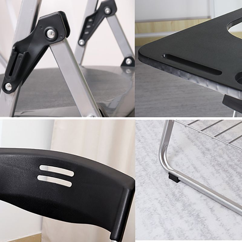 Modern Metal and Plastic Desk Chair with Mid Back Home Office Chair