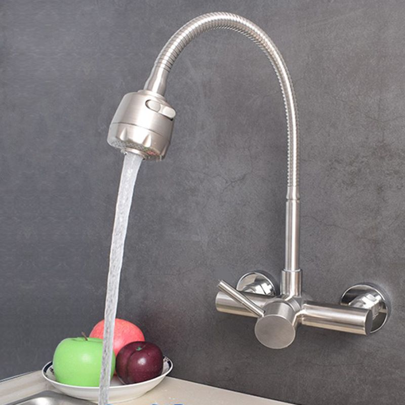 Modern Faucet 1-Handle 2-Hole  Single Level Low Profile Pot Filler Faucet