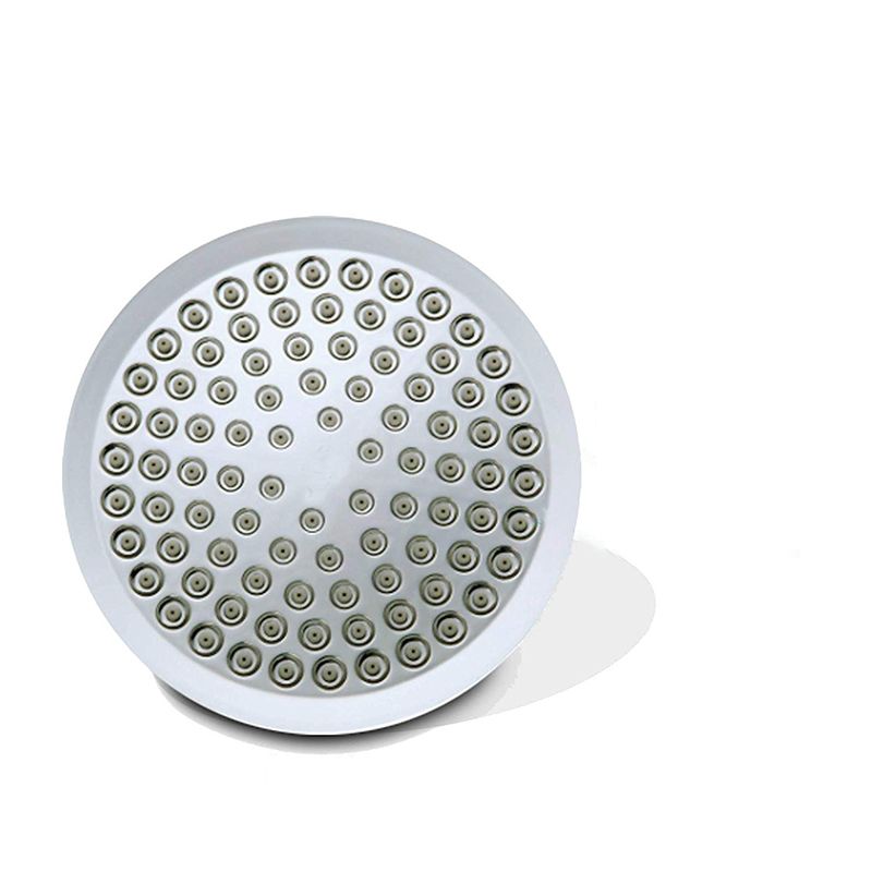 Contemporary Round Fixed Shower Head Wall-Mount Silver Shower Head