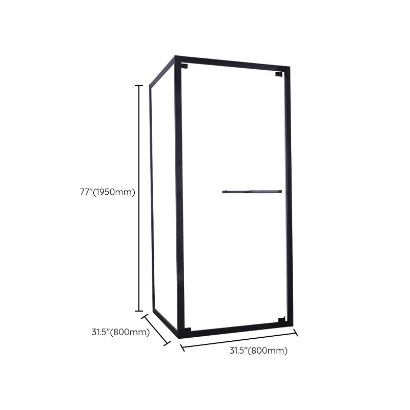 Semi-Frameless Shower Enclosure Square Corner Shower Enclosure