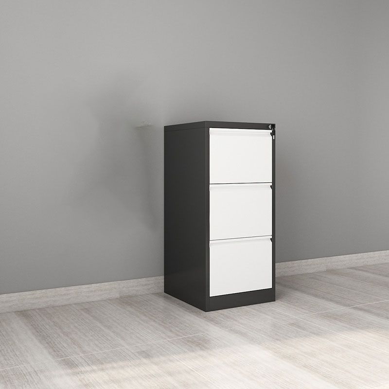 Modern Metal File Cabinet Fire-Resistant Filing Cabinet for Home Office