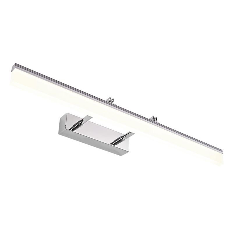 Simplicidad contemporánea luces de pared rectángica lámpara de pared acrílica para baño