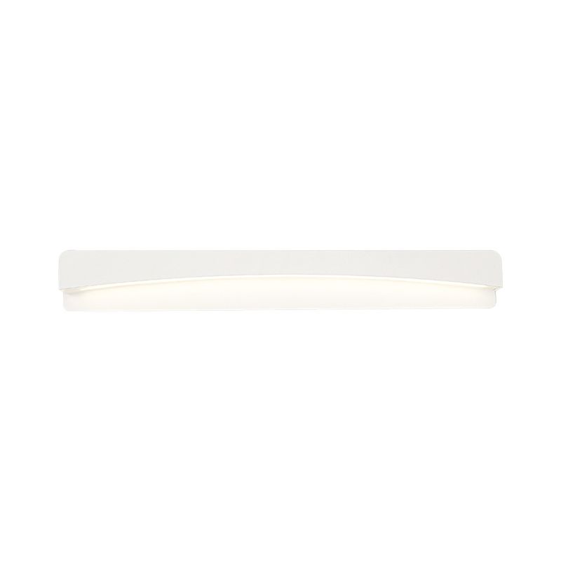 Acrílico Ligera de tocador rectangular LED modernista Ligera montada en la pared blanca en luz natural, 16.5 "/20.5" /24.5 "de ancho