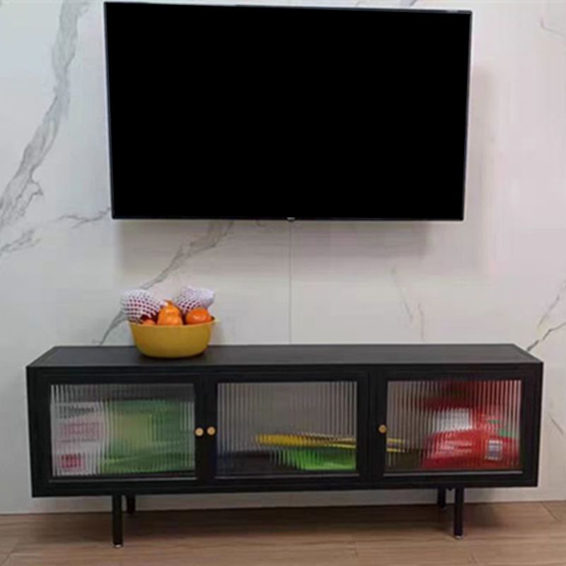 Enclosed Storage TV Stand Console Industrial TV Media Console