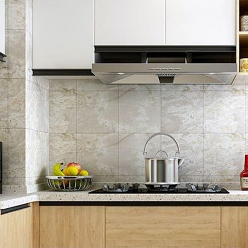 Modern Peel and Stick Backsplash Wall Tile PVC Peel and Stick Wallpaper