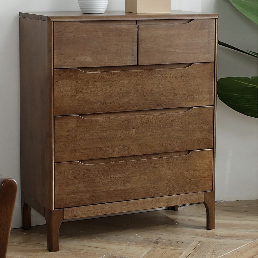 16" D Solid Wood Storage Chest Bedroom Storage Chest Dresser with Drawers