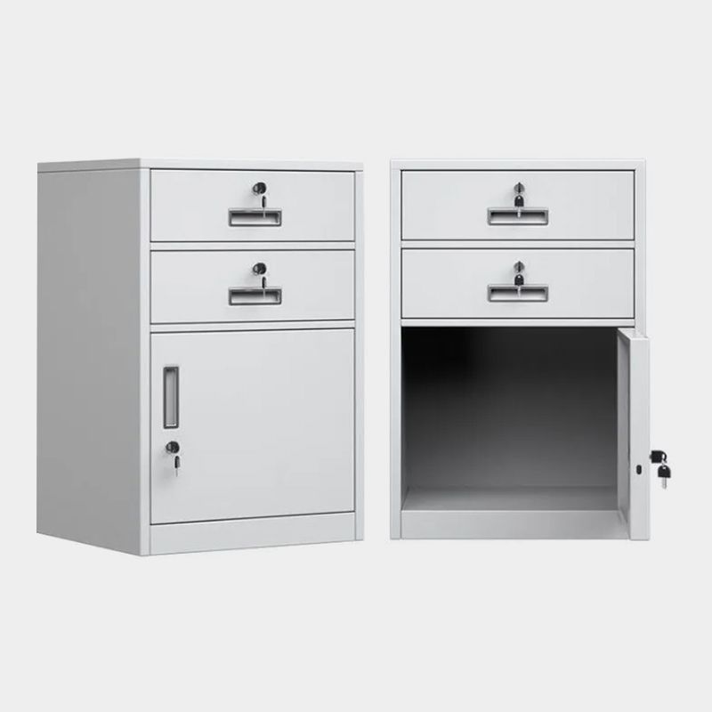 Vertical Filing Cabinet Metal File Cabinet with Lock and Storage