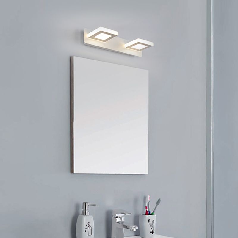 Luz de espejo múltiple estilo moderno de tocador de estilo simple para el baño