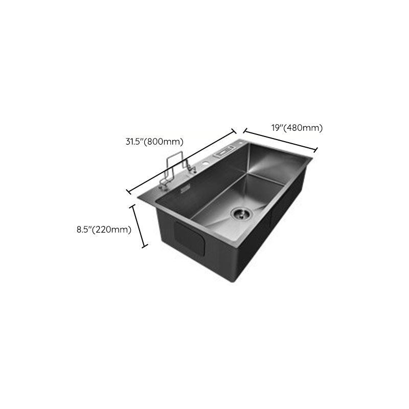 Modern Style Sink Stainless Steel Noise-cancelling Design Sink for Kitchen