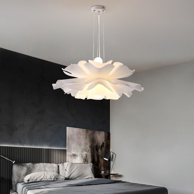 Suspended Lighting Fixture Modern Style LED Pendant Light Kit for Bedroom