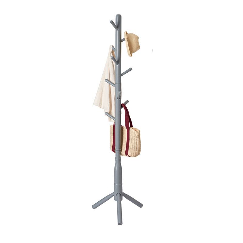 Entryway Kit Hooks Modern Hall Tree Engineered Wood Coat Rack