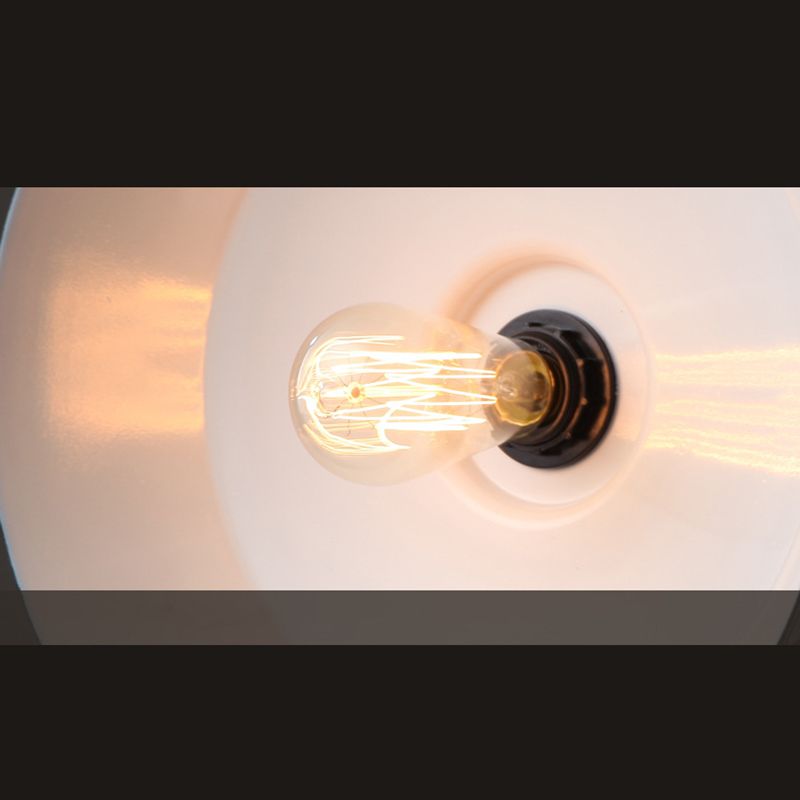 Fissaggi di illuminazione a sospensione a sospensione a 1 luce per pendenti in metallo industriali per sala da pranzo
