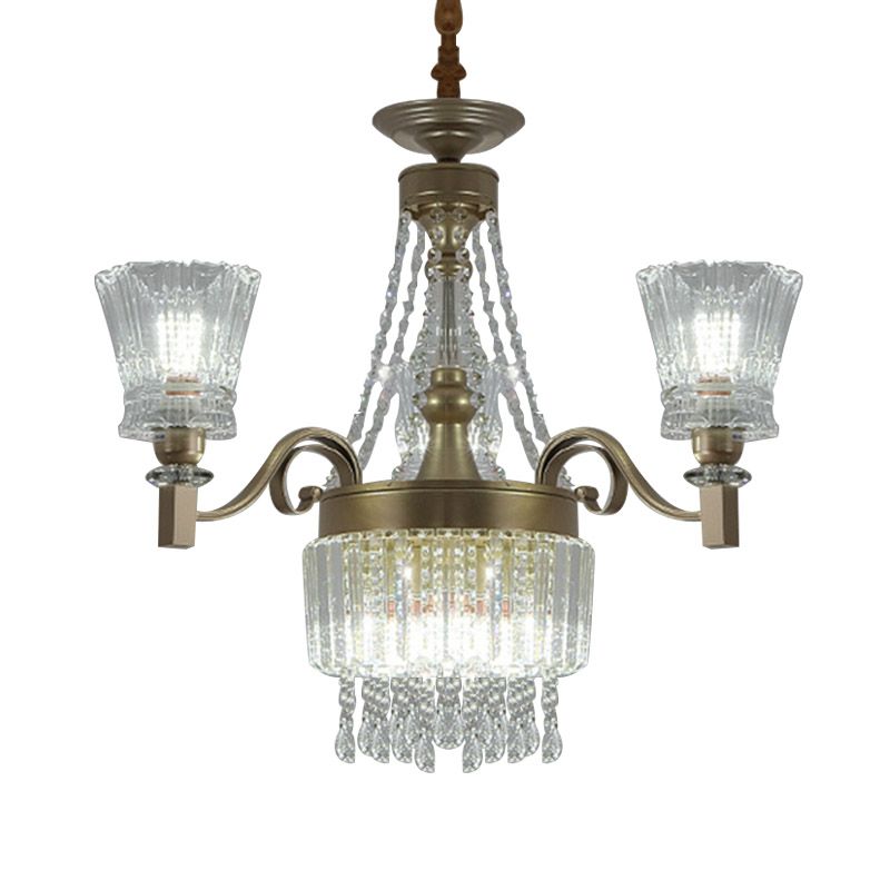 Sputnik Ceiling Chandelier Contemporary Crystal 11/13/15 Heads 37.5"/40.5"/41" Wide Satin Brass Hanging Light