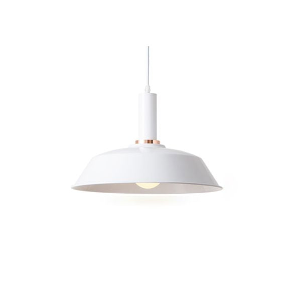 Lichtgroen/donkergroene schuur Opgehangen licht Modernistische stijl Metallic 1 lichte woonkamer Hanglamp