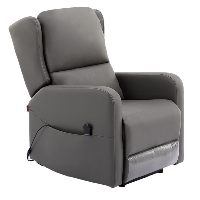 Contemporary Faux Leather Club Chair Recliner Massage Home Theater Recliner