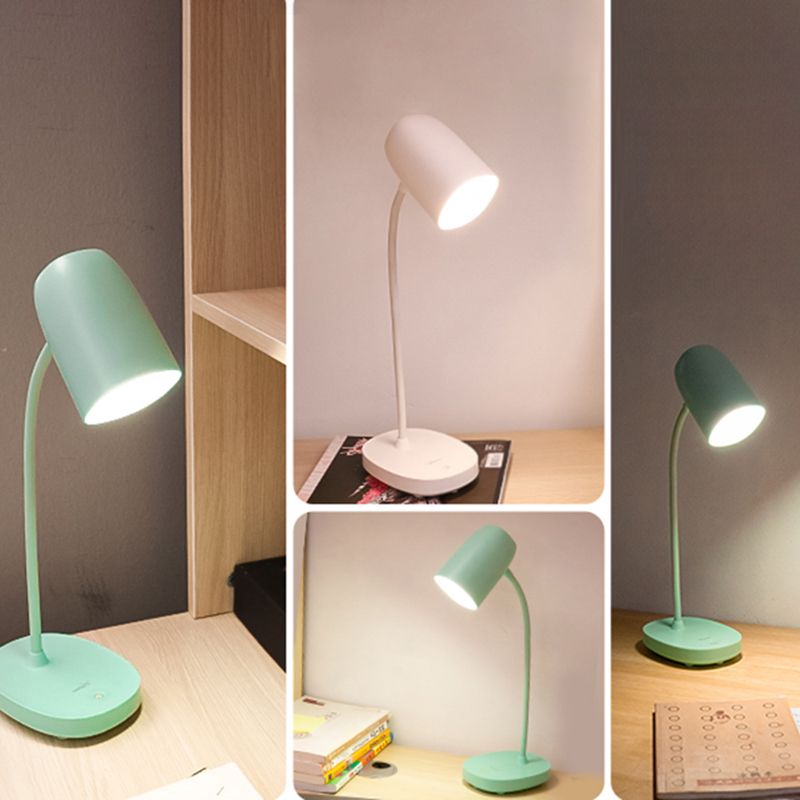 Minimalism Macaroon LED Table Lamp USB Charging Dimmable ABS Nightstand Light for Bedroom