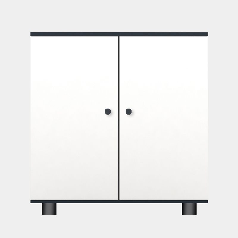 Contemporary File Cabinet Contrast Panel Vertical Filing Cabinet