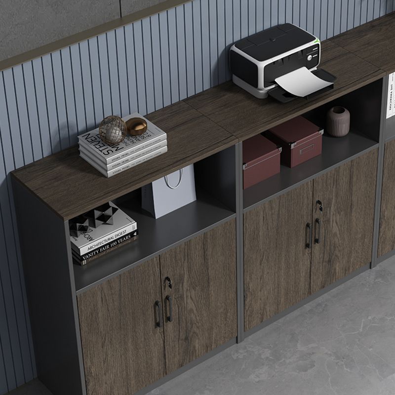 Modern Engineered Wood Filing Cabinet with Lock Storage for Home Office