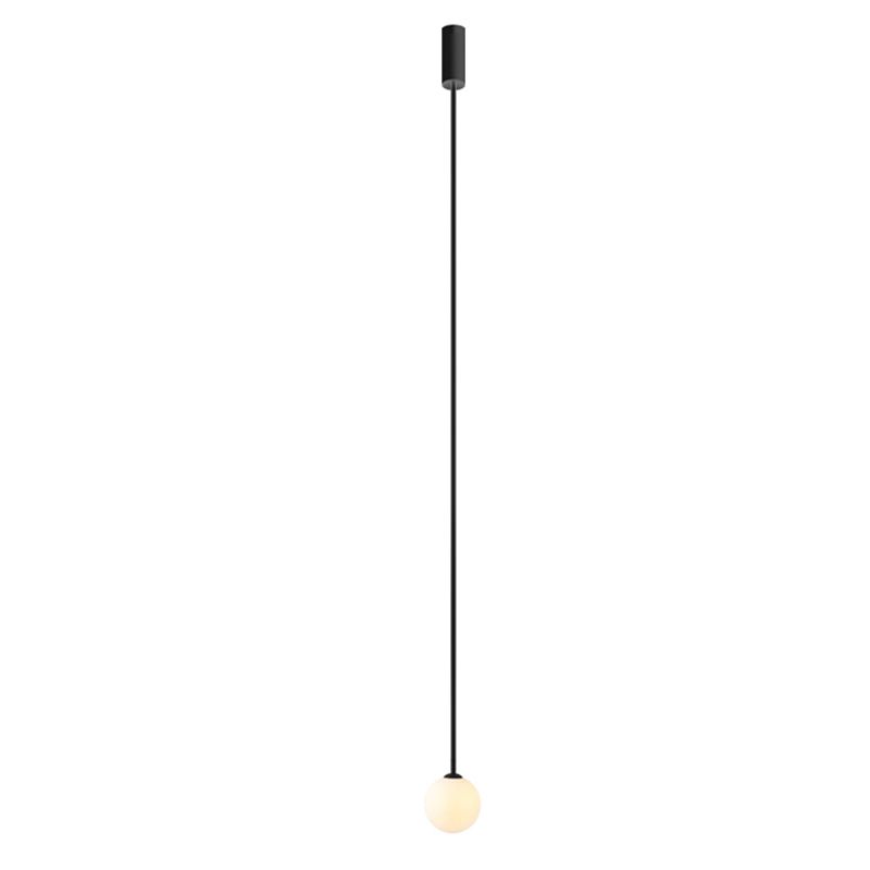 Modern Simple Ceiling Lamp Ball Shape Pendant Light with Glass Shade for Living Room