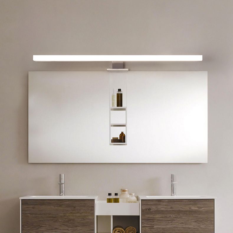 Minimalismo contemporáneo de maquillaje lineal Espejo Luz de aleación de aluminio Montaje de pared LED Luz de tocador