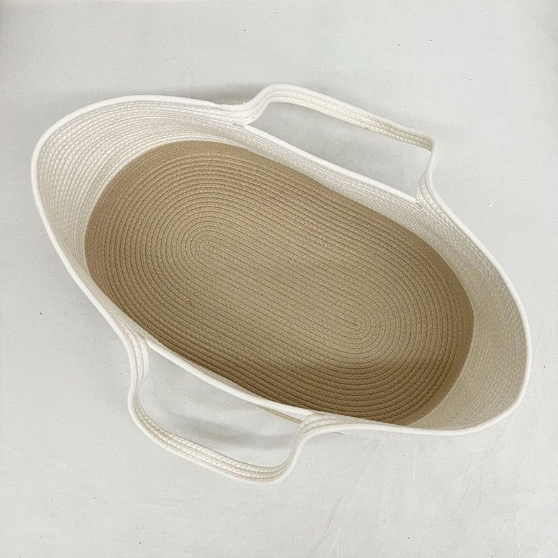 Modern Folding and Portable Crib Cradle Oval Cradle with Fabric