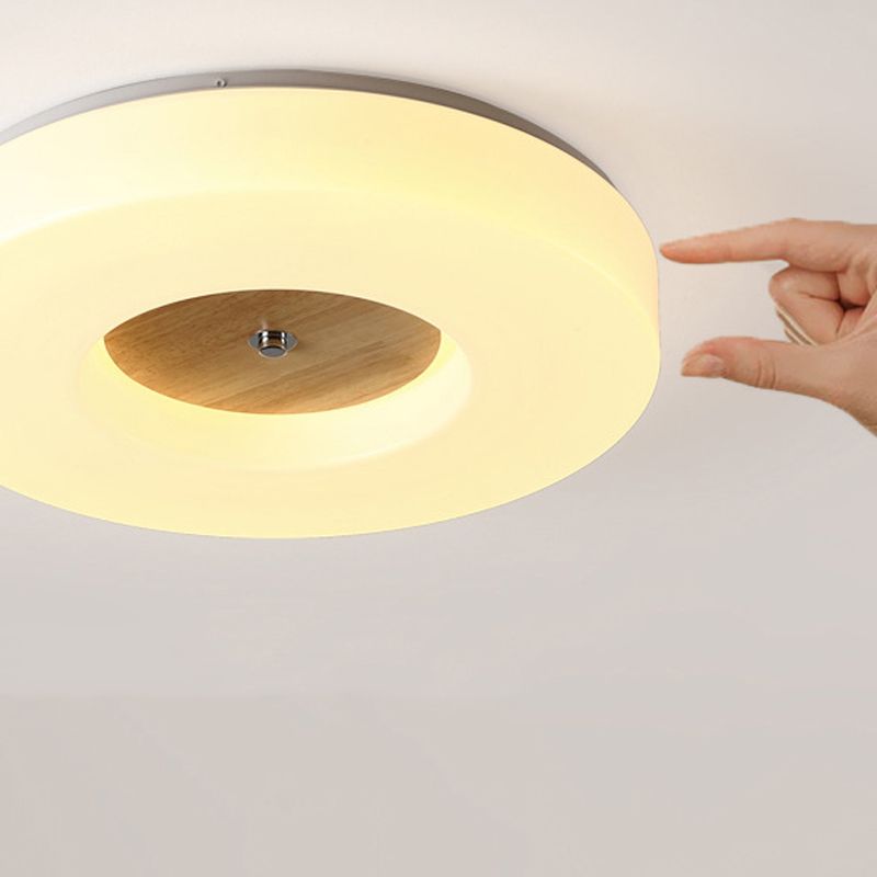 Modern Round Ceiling Mount Light LED Ceiling Light with Acrylic Shade for Aisle