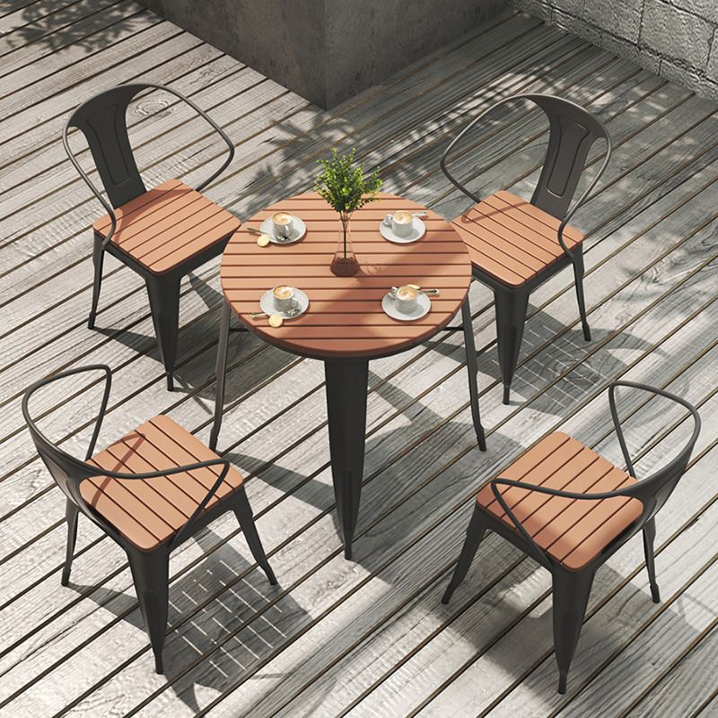 Industrial Style 1/2/3/4/5 Pieces Dining Set Reclaimed Wood Dining Table Set