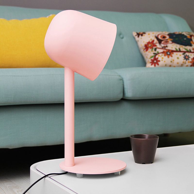 Kindergärtner Schlafsaal Tasse Schreibtisch Leuchte Metal Ein leichter Macaron Loft Desk Lampe