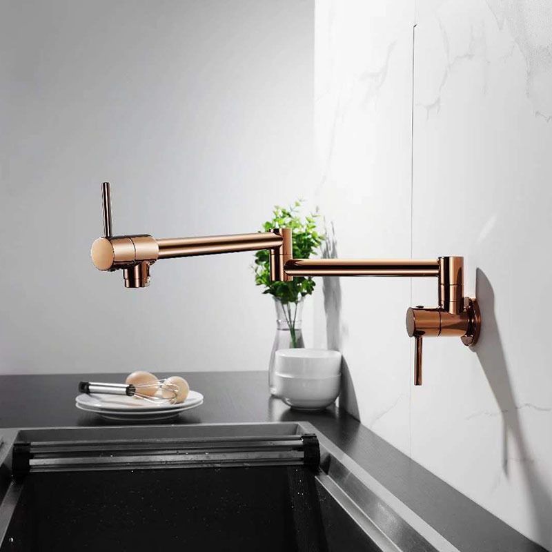 Contemporary Single Handle Bar Faucet Wall-mounted Pot Filler