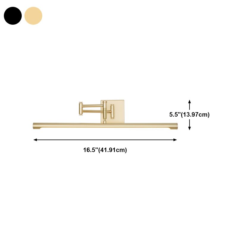 Postmodern metalen ijdelheid licht LED -strip verstelbare spiegel voor verlichting van de voorste spiegel