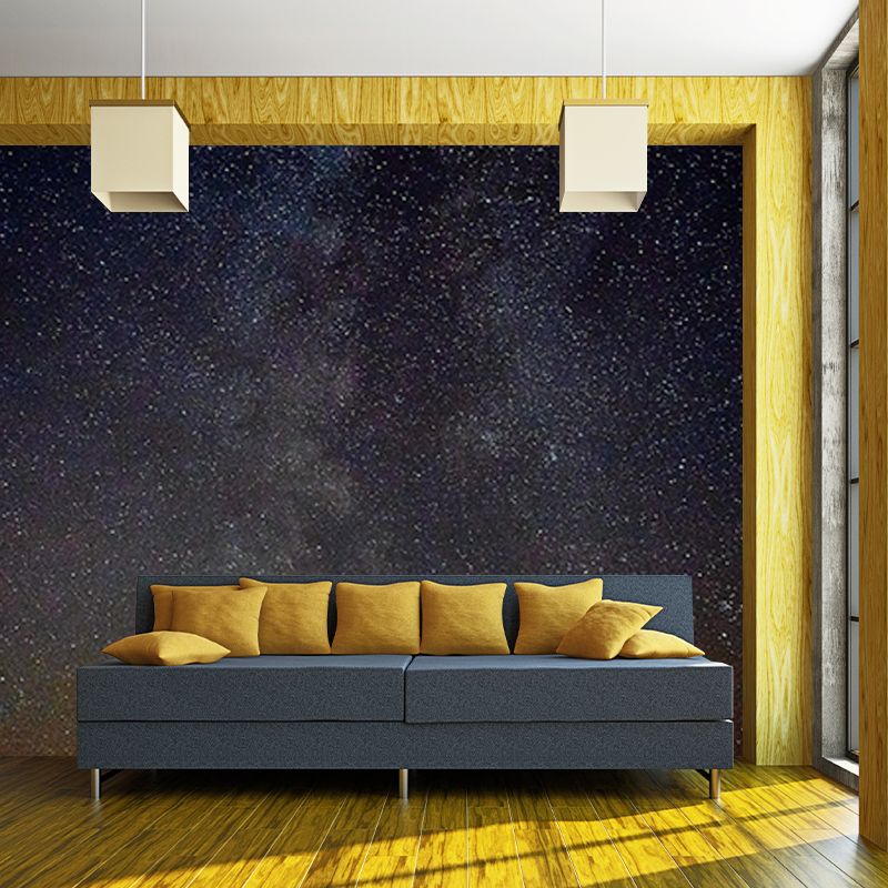 Space Horizontal Illustration Universe Mural Decorative Eco-friendly for Room