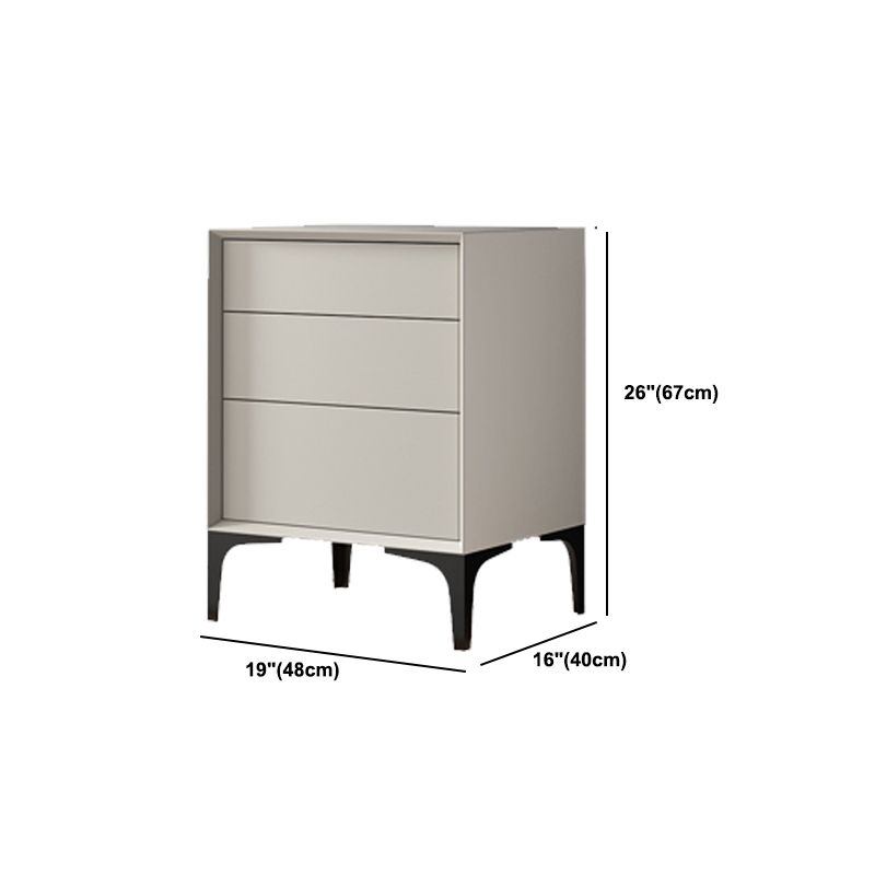 Grey Lingerie Chest Modern Vertical Storage Chest with 2 / 3 / 4 / 5 Drawers for Bedroom