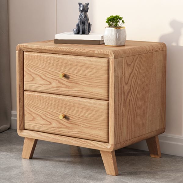 Modernism Storage Night Table 2/3 Drawers Wood Bed Nightstand for Bedroom