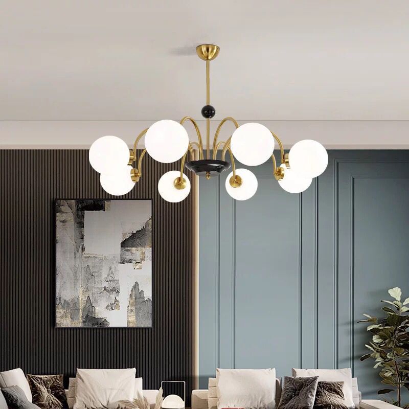 Contemporary Sphere Chandelier Lights Glass Chandelier Lighting Fixtures