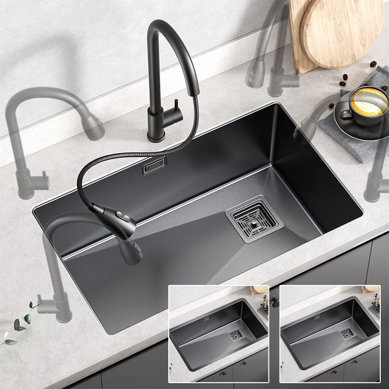 Classic Style Kitchen Sink Stainless Steel Corrosion Resistant Kitchen Sink