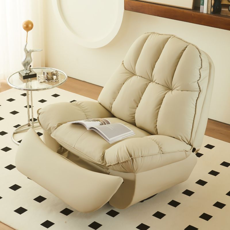 Traditional Standard Recliner Metal Solid Color Reclining Swivel Rocker