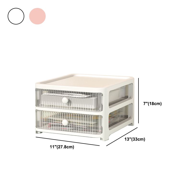 Modern File Cabinet Acrylic with Drawers Filing Cabinet for Home or Office