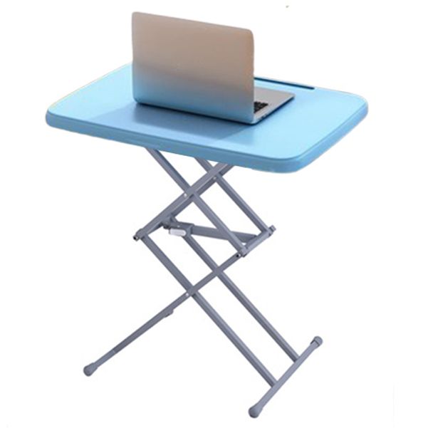 Rectangular Contemporary Standing Desk Converter Plastic Adjustable Folding Table