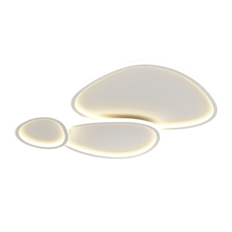 Modern Style Multi-Ring Shape Flush Mount Acrylic Ceiling Light for Living Room