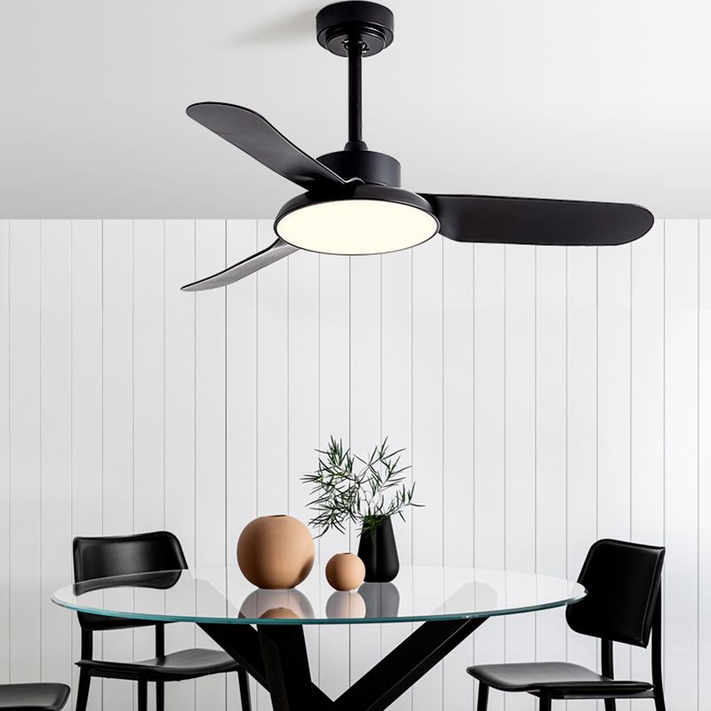 Unique Shape Metal Ceiling Fan Lighting Kids Style Single Light Ceiling Fan Lamp