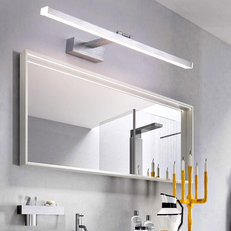 Modern Minimalist Style Linear Wall Mounted Vanity Lights Metal Vanity Lamp