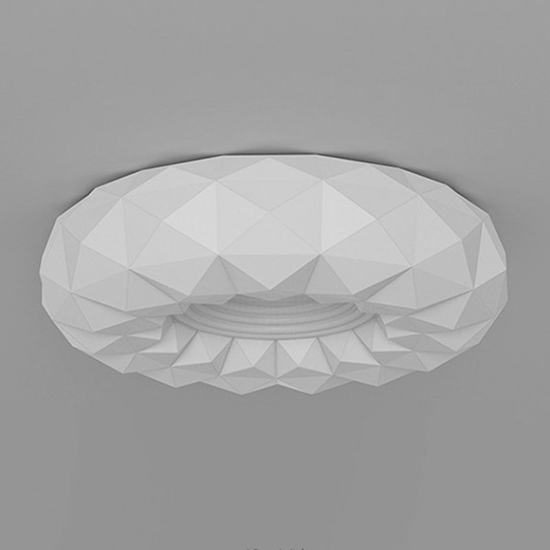 LED White  Ceiling Light Contemporary Flush Mount Lighting for Living Room