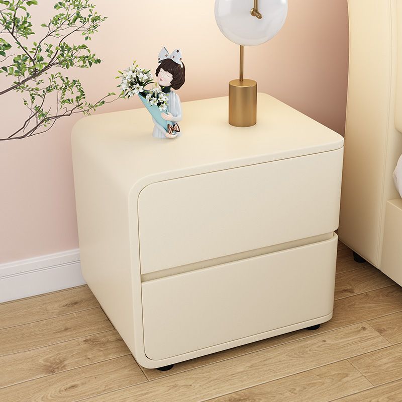 Contemporary Drawer Storage Bedside Cabinet Pine Accent Table Nightstand for Bedroom