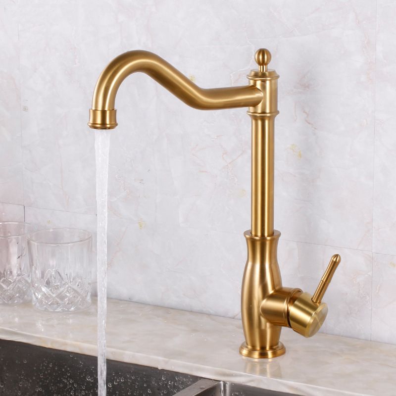 Traditional Single Level Standard Kitchen Faucet Lead Free Faucet