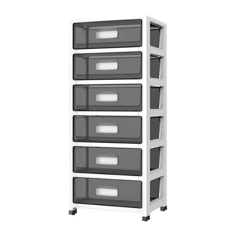 Modern Acrylic Cabinet Drawers and Pedestal Filing Cabinet for Home Office