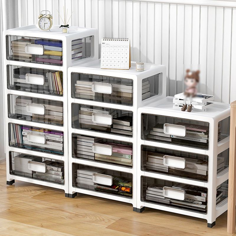 Modern Acrylic Cabinet Drawers and Pedestal Filing Cabinet for Home Office